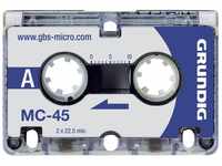 Grundig GGM4500 Diktiergeräte - Zubehöre Micro-Kassette MC45 3 Stück