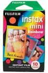 INSTAX Mini Film, Regenbogen, Einzelpackung