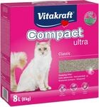 Vitakraft Compact Ultra, Katzenstreu, Nicht klumpendes Streu, saubere und einfache