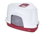 Europet-Bernina Eck-Toilette m Dach gro&szlig; in rot