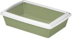 Stefanplast 84227 Katzentoilette mit Rand 51 x 35 x 13 cm, farblich sortiert