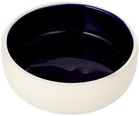TRIXIE Napf, Keramik, 0,3 l/&oslash; 13 cm, Creme/blau