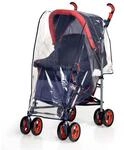 reer PEVA Universal-Regenschutz | mitwachsender Regen&uuml;berzug | f&uuml;r Kinderwagen,