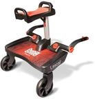 Lascal BuggyBoard Maxi+, Kinderbuggy Trittbrett mit gro&szlig;er Stehfl&auml;che und Saddle,