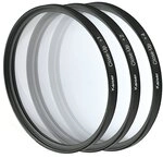 Kaiser Fototechnik Nahlinsen-Set 55 mm mit Nahlinse +1/+2/+4 inkl.
