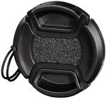 Hama Objektivdeckel f&uuml;r 40.5 mm Objektiv, Sicherungskordel, Smart Snap, Schwarz