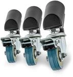Walimex pro Stativrollen Pro 3er-Set - Stativrollen Lenkrollen Set -...