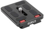 SIRUI TY-60 Schnellwechselplatte (Alu, 1/4", 49x60mm, 39.4g, Sliding Stopper, f&uuml;r