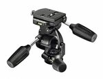 Manfrotto MA 808RC4 3-Wege-Kopf Standard mit Schnellwechselplatte 410PL