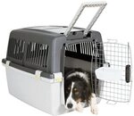 TRIXIE Transportbox Gulliver &ndash; M: 58 &times; 60 &times; 79 cm, IATA-konforme Hundebox f&uuml;r