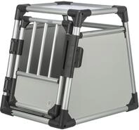 TRIXIE Hunde-Transportbox Aluminium in graphit &ndash; L: 92 &times; 64 &times; 78 cm, stabile und