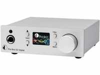 Pro-Ject Pre Box S2 Digital, Audiophiler Stereo Vorverstärker (Silber)
