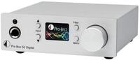Pro-Ject Pre Box S2 Digital, Audiophiler Stereo Vorverst&auml;rker (Silber)