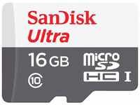SanDisk Ultra 16GB Android microSDHC Speicherkarte bis zu 80 MB/Sek., Class 10