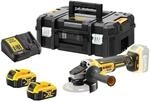 Dewalt 18 Volt 125 mm Akku-Winkelschleifer DCG405P2 (800 Watt, b&uuml;rstenloser Motor,