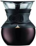 Bodum 11592-01 Kaffeebereiter mit Permanentfilter, kurze T&uuml;lle, 0,5 L, 17 oz