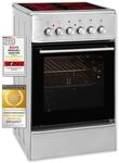 Exquisit Standherd mit Ceranfeld und Backofen ECM 5-4.1 | Elektroherd...