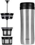 ESPRO Reise-French Press Travel Press, Mini Coffee Maker mit Thermo-Funktion,
