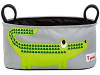 3 Sprouts Krokodil Kinderwagentasche, Grün