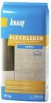 Knauf Flexkleber eXtra, 20 kg, 90% staubreduzierter D&uuml;nnbettm&ouml;rtel f&uuml;r sauberes