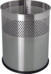 helit H2515700 - Papierkorb &bdquo;the dot 15 Liter, Edelstahl mit Lochdekor, 1 St&uuml;ck