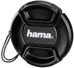 Hama Objektivdeckel f&uuml;r 49 mm Objektiv, Sicherungskordel, Smart Snap, Schwarz