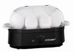 Cloer 6080 Eierkocher mit akustischer Fertigmeldung, 350 W, Schwarz
