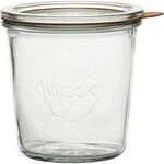 Weck Einkochglas 500 ml (Rundrand Sturzform Einweckgl&auml;ser Dessertgl&auml;ser, inkl.