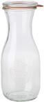Saftflaschen mit Deckel, Einkochringen und Einweckklammern - F&uuml;llmenge: 500 ml...