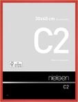 nielsen Bilderrahmen, 30 x 40 cm, Aluminium, Rot glanz, Fotorahmen zum...