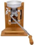 Eschenfelder Kornquetsche | Flocker | Wandmodell Alu- & Holz-Trichter 