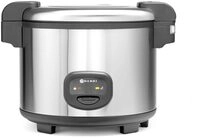 HENDI Reiskocher, Reishunger, Warmhaltefunktion, 30 Tassen Trockenreis, Inhalt 5,4L,
