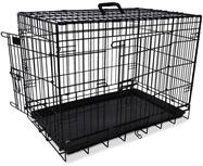 Nobby 62310 Transportk&auml;fig f&uuml;r Hunde, faltbar, schwarz, 56 x 33 x 40 cm