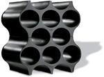 Koziol Set-UP Flaschenregal 4-teilig | f&uuml;r 10 Flaschen | Weinregal, modular