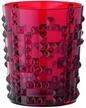 Nachtmann Whisky Glas 330 ml, Rubinrot, Punk, 100056, Whiskyglas aus Kristallglas,