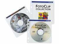 Hama CD Hülle 2 CDs/DVDs/Blu-Rays Polypropylen Transparent-Weiß 40 St. (B x H...