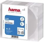 Hama CD-Leerh&uuml;lle Slim, 10er-Pack, Transparent