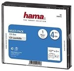 Hama CD-Leerh&uuml;lle (f&uuml;r 4 CDs/DVDs/Blu-Rays, Multipack, 4in1, CD-Schutzh&uuml;lle)