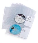 Durable CD/DVD H&uuml;llen Cover Light M, Packung &agrave; 10 Taschen, transparent, 523819