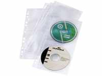 Durable 5282-19 CD-/DVD-Hlle Cover Light S, für 4 CD's, PP, durchsichtig