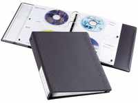 Durable Ringbuch CD/DVD Index 40, 1 Stück, anthrazit, 522758
