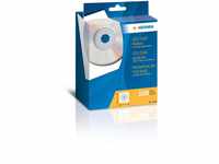 HERMA 1140 CD DVD Papier-Schutzhüllen, 100 Stück, CD Umschläge Papierleerhüllen