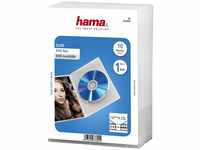 Hama Slim 00083890 DVD-Hülle (extra schmal, mit Folie zum Einstecken des Covers,