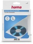 Hama CD-/DVD-/Blu-ray Schutzh&uuml;llen (Slim-Design, Sleeve aus Kunststoff, 50 St&uuml;ck),