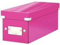 Leitz Click & Store schmale Aufbewahrungsbox, CD Aufbewahrung, Ideal als Geschenkbox