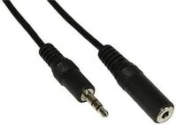 InLine 99934 Klinke Verl&auml;ngerung, 3,5mm Klinke Stecker / Buchse, Stereo, 1m