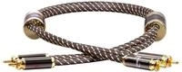 Dynavox Black Line High-End Cinchkabel Stereo, Premium RCA-Kabel mit mehrfacher