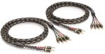 VIABLUE SC-4 Silver BI-Wire * High-End Lautsprecherkabel * T6s Bananenstecker,