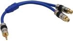 InLine 89941P Cinch/Klinke Kabel, PREMIUM, 2x Cinch Buchse an 3,5mm Klinke...