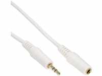 InLine 99937 W 10 M 3.5 mm 3.5 mm weiß Audio-Kabel – Audio-Kabel (3.5 mm,...
